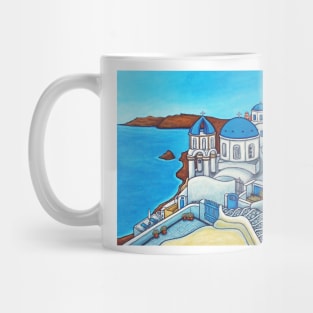 Colours of Santorini Mug